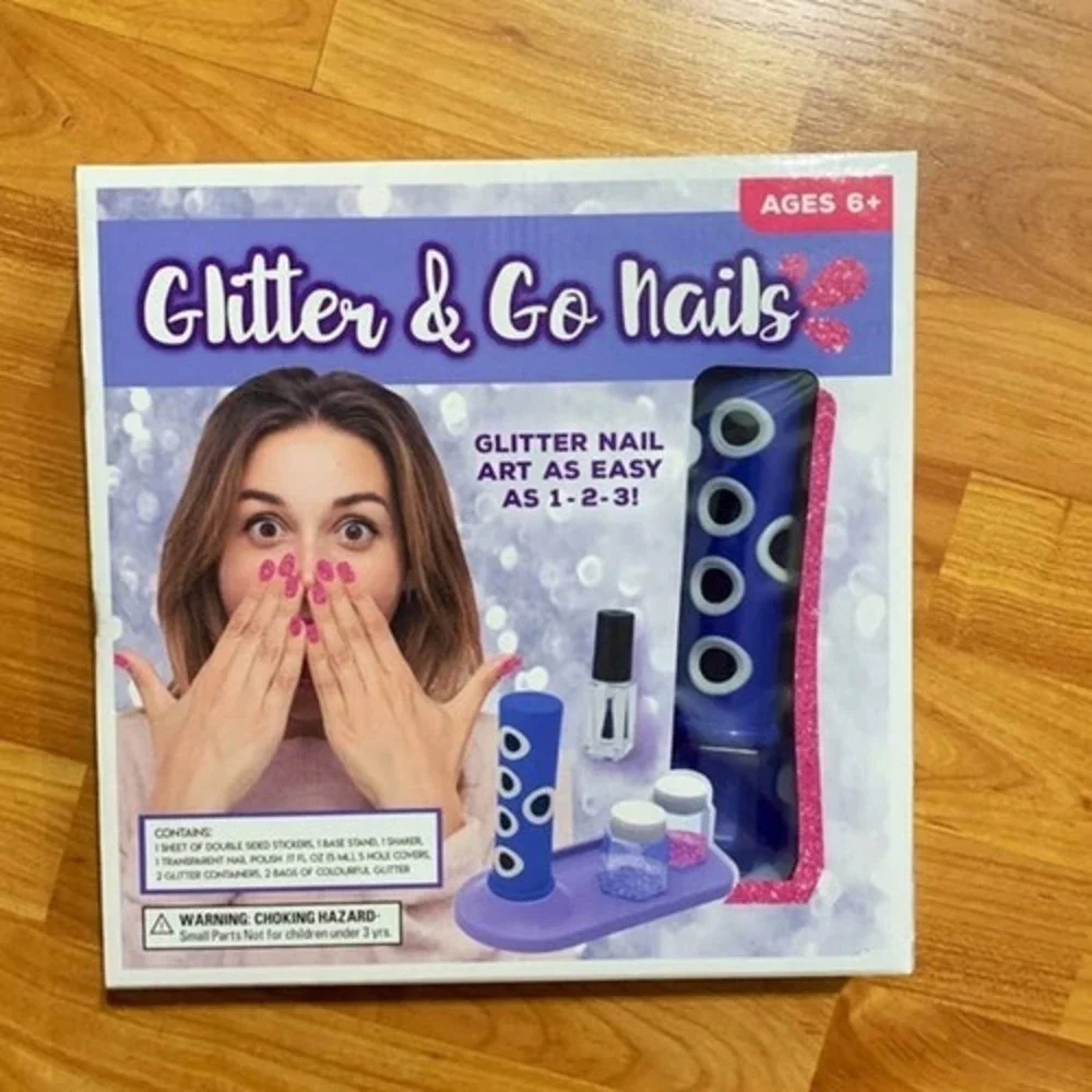 Glitter & Go Nails for Girls 6 +